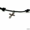 N2764terd_collier_cordon_cuir_croix_argent_massif