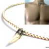 N2765ter_Collier_homme_cordon_cuir_tresse_dent_de_tigre-1