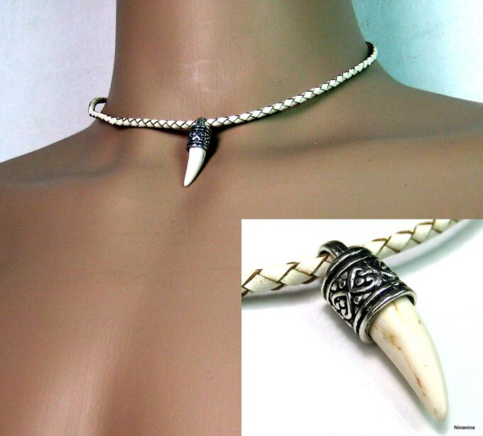 N2765terd_collier_corne_cuir_tresse-1