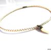N2765terg_Collier_homme_cordon_cuir_tresse_dent_de_tigre-1