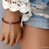 N2774_bracelet_homme_cordon_cuir_perle_tube_gravee_argent_925_massif_-_Bijoux_Bracelets_en_ligne_Ninanina
