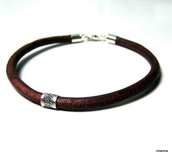 N2774terf_bracelet_homme_cuir_et_bague_argent_massif