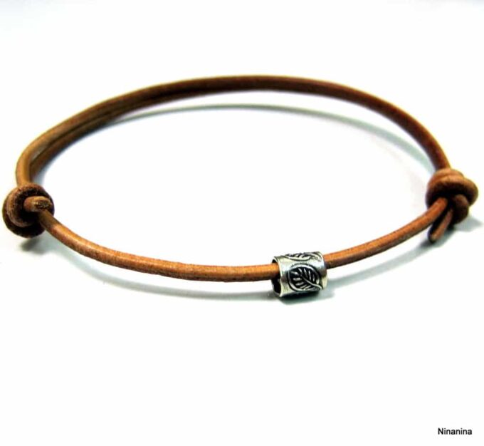 N2776terd_bracelet_cordon_cuir_tube_argent_massif