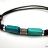 N2778tera_bracelet_cordon_cuir_et_turquoise_argent_massif
