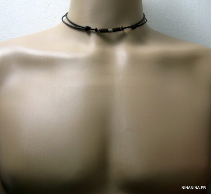 N2779terc_collier_cordon_cuir_argent_massif_bois
