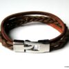N2812_bracelet_homme_cuir_et_acier_inoxydable