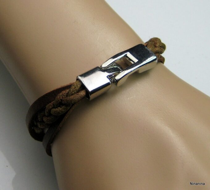 N2812tera_bracelet_homme_cuir_et_acier
