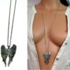 N2827terc_collier_sautoir_aile_dange_metal_argent