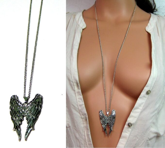 N2827terc_collier_sautoir_aile_dange_metal_argent