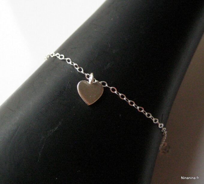 N2866b_bracelet_coeur_argent_massif