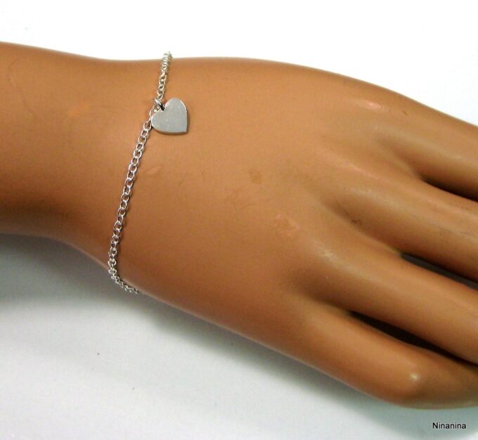 N2866terc_bracelet_coeur_argent_massif