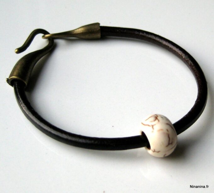 N2898b_bracelet_cuir_et_turquoise_blanche