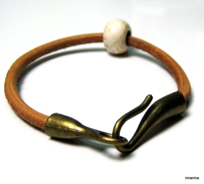 N2898terb_bracelet_cuir_et_turquoise_blanche