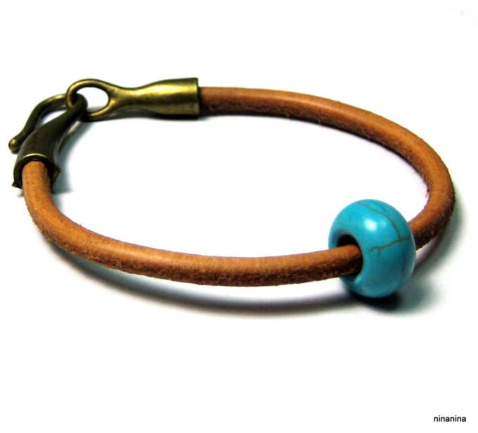 N2898tertera_bracelet_homme_cuir_et_turquoise