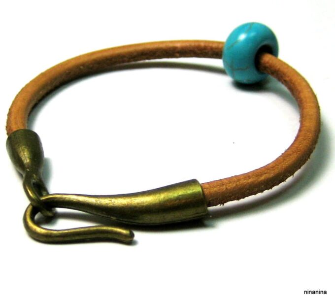 N2898terterc_bracelet_homme_cuir_et_turquoise