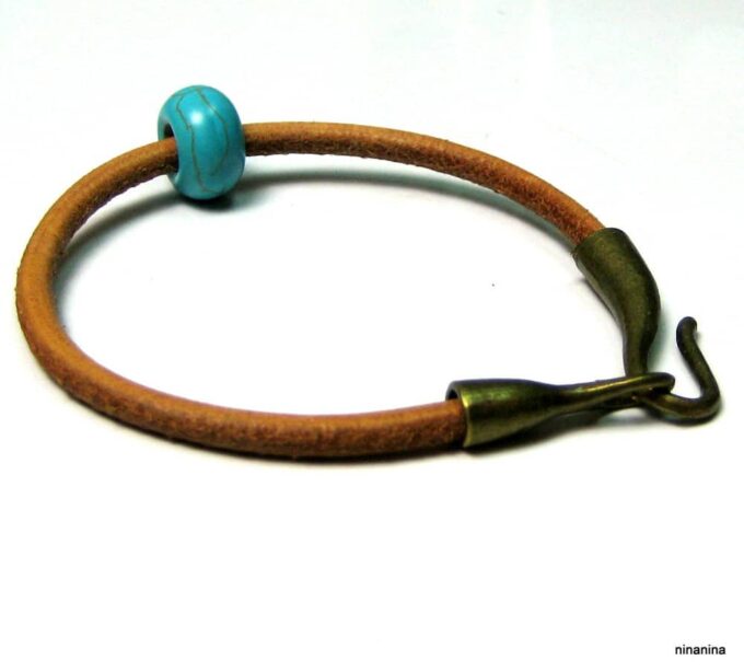 N2898terterd_bracelet_homme_cuir_et_turquoise