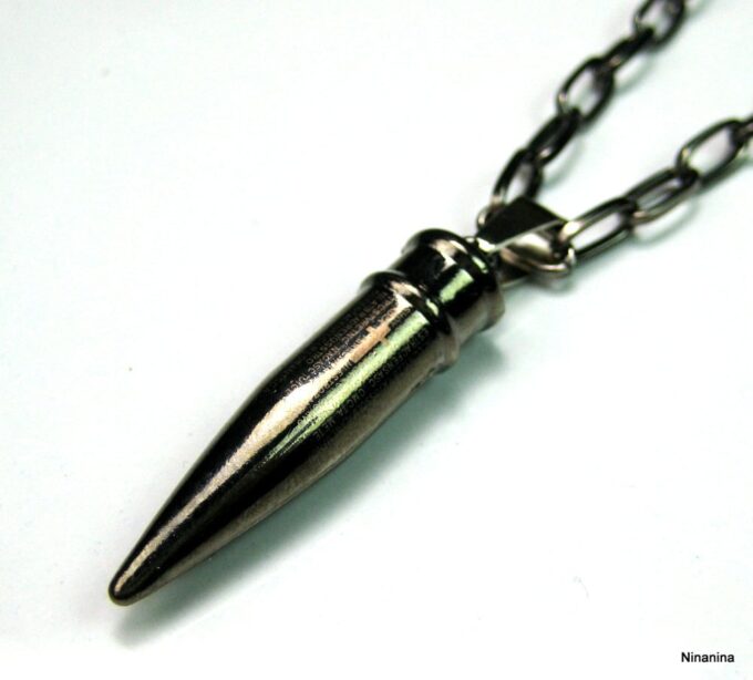 N2900terc_collier_balle_revolver_acier_inoxydable