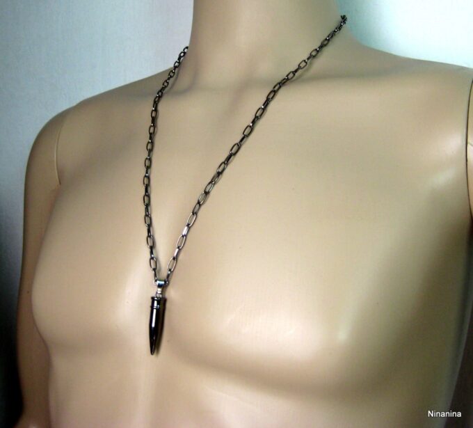 N2900terd_collier_balle_revolver_acier_inoxydable