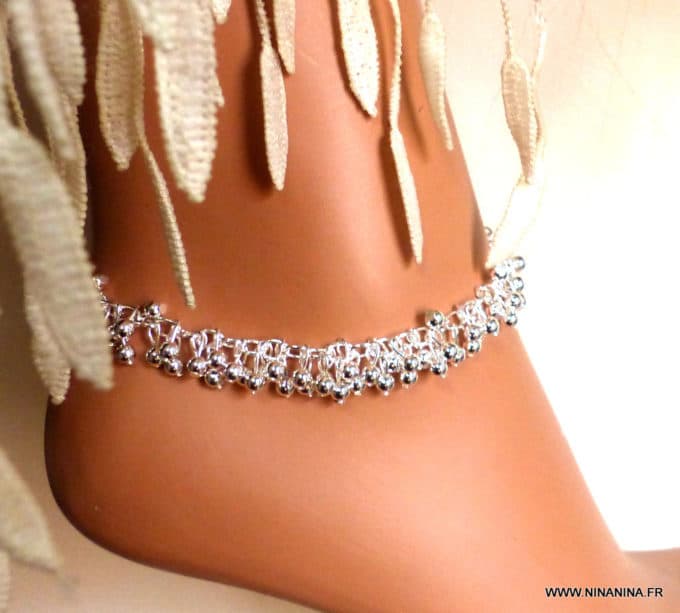 Bracelet De Cheville Étoile Argenté Ajustable - Style Estival Plage Et Boho Pour Femme