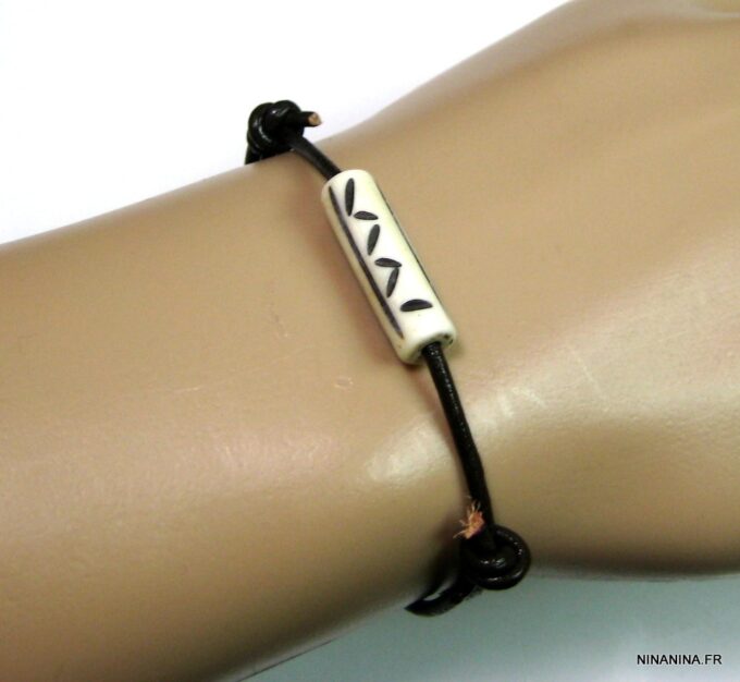 N2935terb_bracelet_homme_cordon_cuir_or_organique