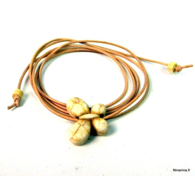 N2957f_bracelet_cuir_et_papillon_turquoise_blanche