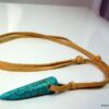 N2960c_collier_cuir_dent_tigre_turquoise