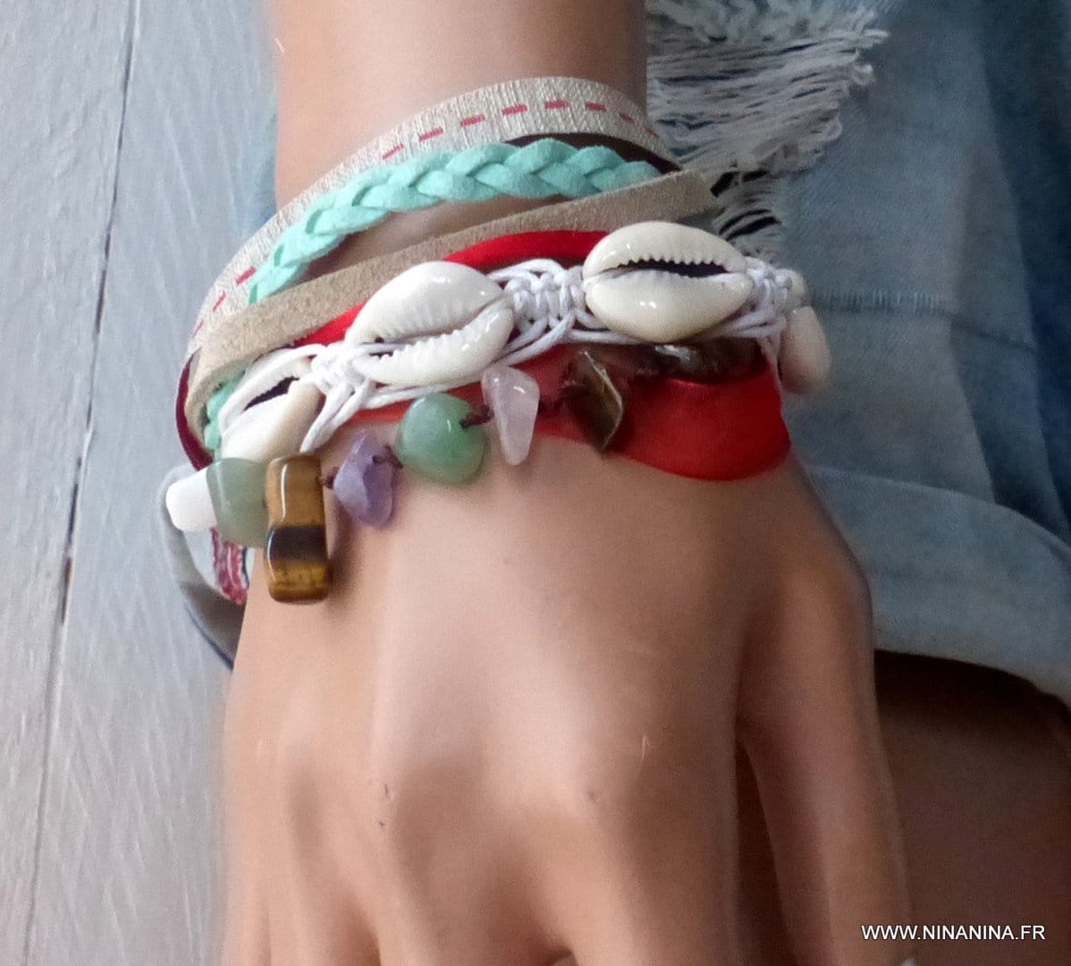 Bague coquillage hipanema cheap