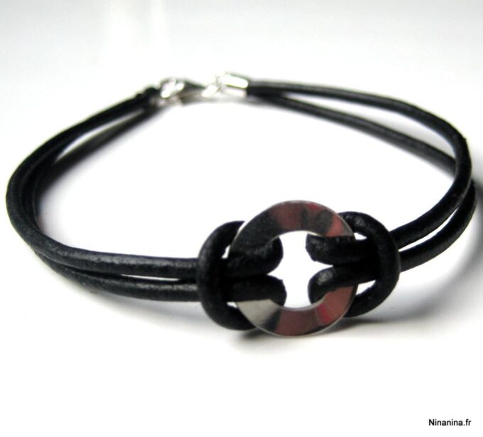 N2980a_bracelet_cible_cuir_et_argent_massif