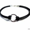 N2982_Bracelet_homme_cordon_cuir_anneau_argent_925_massif