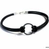 N2982f_Bracelet_homme_cordon_cuir_anneau_argent_925_massif