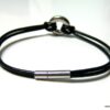 N2990terc_bracelet_cordoncuir_et_cible_acier_inoxydable