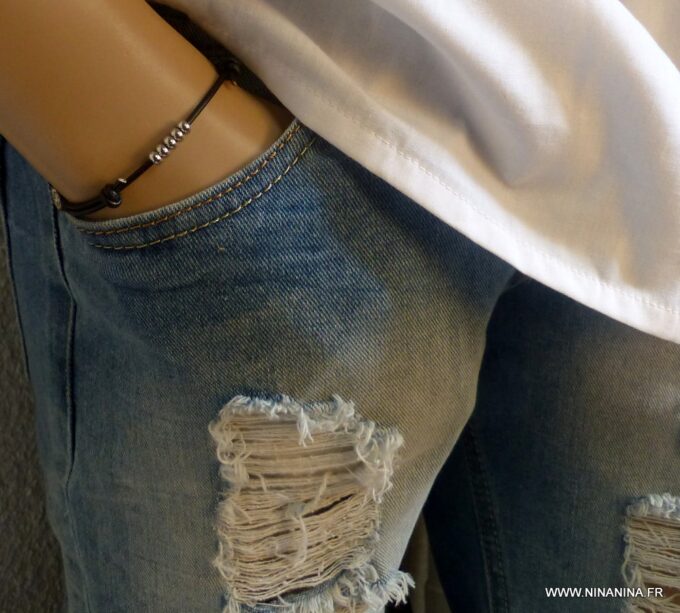 N2991a_Bracelet_homme_femme_cordon_cuir_perles_acier_inoxydable_NINANINA