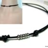 N2992ter_collier_homme_cordon_cuir_rondelles_acier_inoxydable