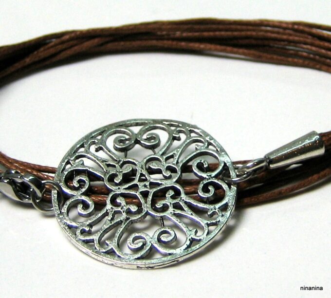 N2999terc_bracelet_wrap_coton_et_argent_filigrane