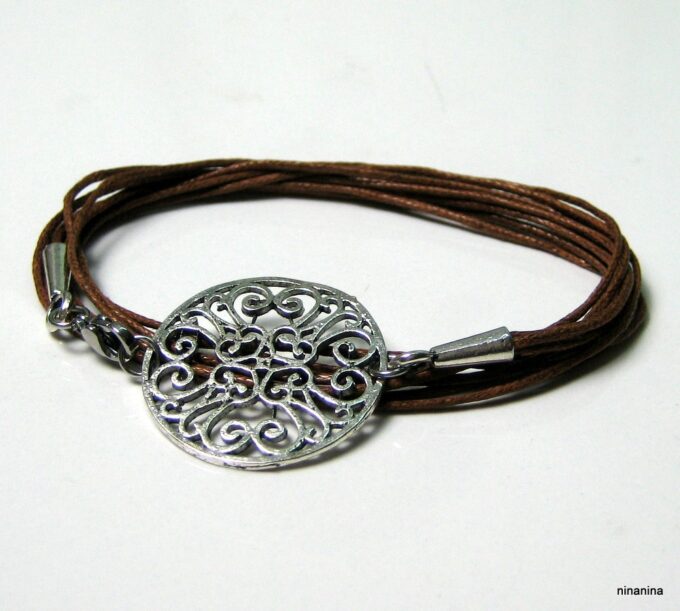 N2999tere_bracelet_wrap_coton_et_argent_filigrane