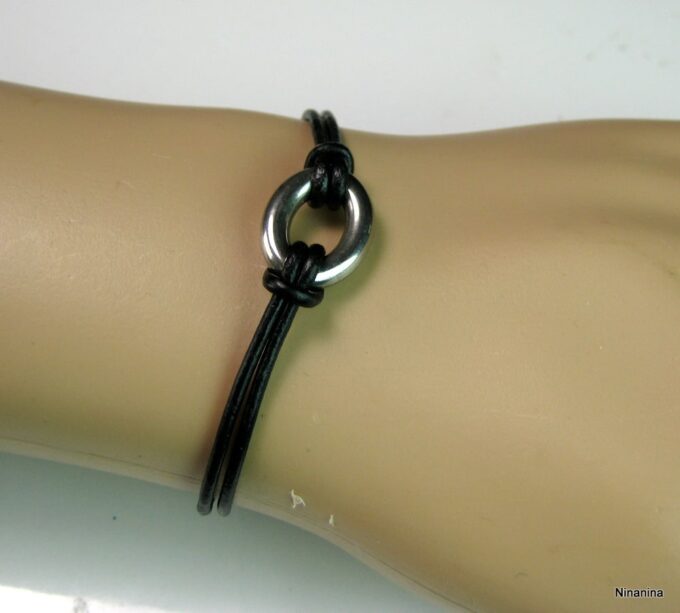 N3005terf_bracelet_cordon_cuir_et_anneau_acier_inoxydable