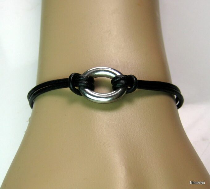 N3005terg_bracelet_cordon_cuir_et_anneau_acier_inoxydable