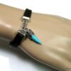 N3014terb_bracelet_homme_cuir_corne_turquoise