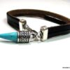 N3014terk_bracelet_homme_cuir_corne_turquoise