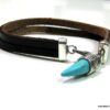 N3014term_bracelet_homme_cuir_corne_turquoise