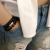 N3031m_Bracelet_homme_cuir_3_tours_fermoir_acier_inoxydable_-_Bijoux_Bracelets_en_ligne_Ninanina