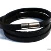 N3031ter_Bracelet_homme_cuir_3_tours_cuir_fermoir_acier_inoxydable