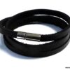 N3031tera_Bracelet_homme_cuir_3_tours_cuir_fermoir_acier_inoxydable