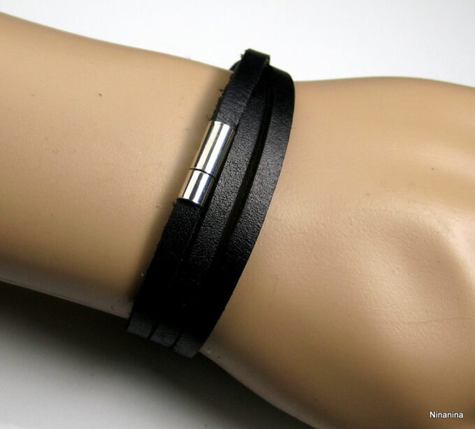 N3031terc_bracelet_3_tours_cuir_et_acier