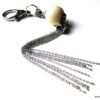N3032a_Bijou_de_sac_pompon_argent_et_perle_blanche