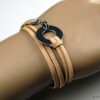 N3037terc_bracelet_xrap_cuir_et_disque_acier_inoxydable