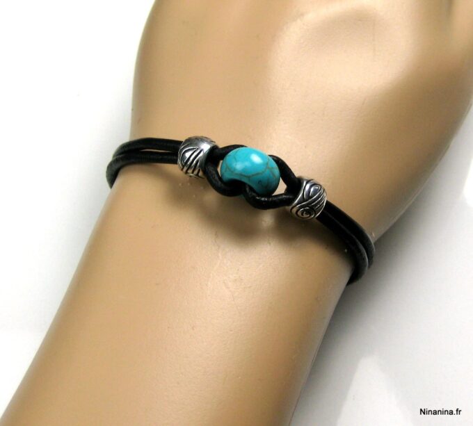 N3054terb_bracelet_cordon_cuir_et_turquoise