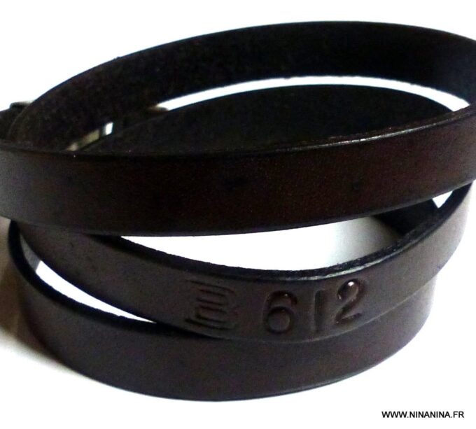 N3055a_Bracelet_homme_wrap_cuir_3_tours_personnalise_fermoir_acier_inoxydable_argente_NINANINA