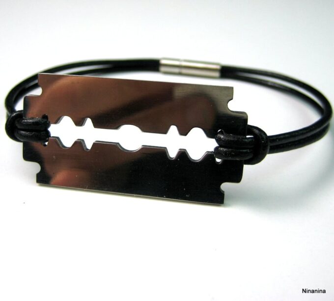 N3080ter_bracelet_cordon_cuir_lame_de_rasoir