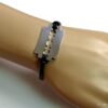 N3080terd_Bracelet_cordon_cuir_lame_de_rasoir_acier_inoxydable